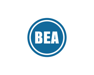 BEA logo design vector template. BEA logo design.