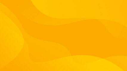 Orange-yellow gradient abstract liquid background, Modern dynamic wallpaper with fluid wavy shapes. Suitable for templates, banners, brochures, events, ads, web, and pages