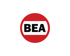 BEA logo design vector template. BEA logo design.