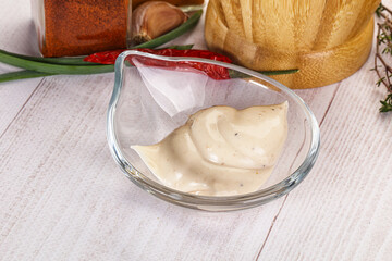 Burger sauce in the bowl