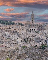 Fototapeta premium Panorama of the city of Matera, City of stones
