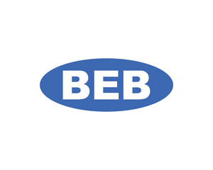 BEB Logo design vector template. BEB logo design.