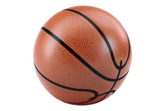 Photo of Basketball isolated on transparent background