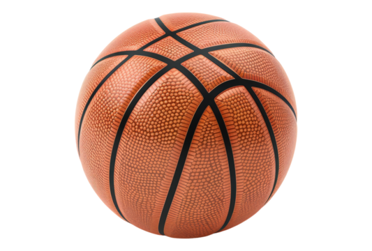 Photo of Basketball isolated on transparent background