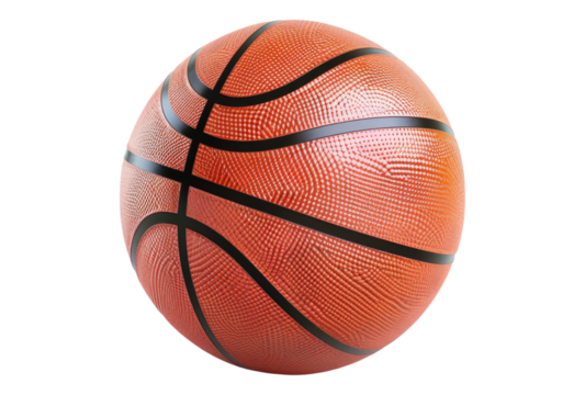 Photo of Basketball isolated on transparent background