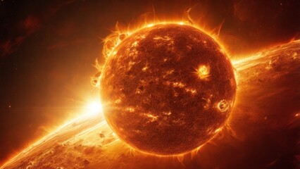 Sun in space
