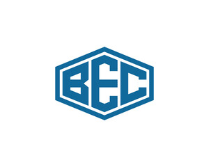 BEC logo design vector template. BEC logo design.