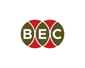 BEC logo design vector template. BEC logo design.