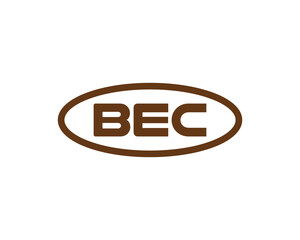 BEC logo design vector template. BEC logo design.