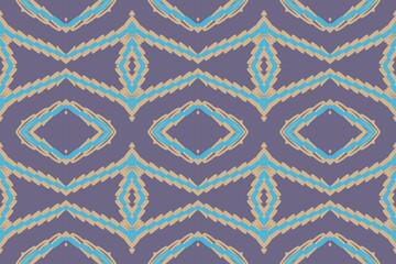 Abstract Ikat Art Seamless Pattern Folk Embroidery Aztec Geometric Art, Geometric Ethnic, African Ikat Paisley Embroidery. Navajo, Seamless Pattern