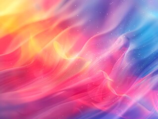 Obraz premium Vibrant Abstract Waves of Colorful Light