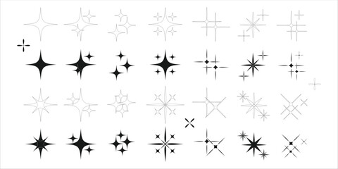 Logo Sparkle edit vector EPS