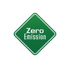 zero emission text