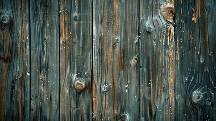 Obraz premium A close up of a wooden fence with rusty paint.