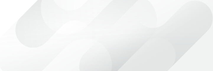 Abstract white Geometric banner design background.