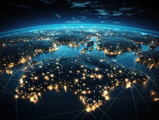 Digital Satellite Network: Global Communication Technology Background