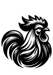 Rooster SVG, Cock SVG, Chicken SVG, Chick SVG, Farm Animals SVG, Feathers SVG, Village SVG, Bird SVG, Rooster Silhouette, Rooster Vector, Clipart, Cut file for Cricut SVG, JPG, PNG