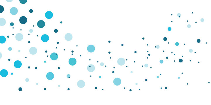 Light BLUE vector layout with circle shapes. Blurred decorative design in abstract style with bubbles. Template for your brand book.