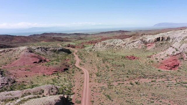 Drone Flight in Altyn Emel National Park, Kazakhstan