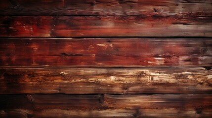 Vintage Wooden Planks Texture Background in Dark Red