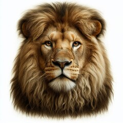 Fototapeta premium lion isolated on white