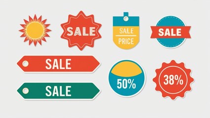 set of sale labels