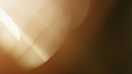 Real lens flare with strong sun backlight and light leaks