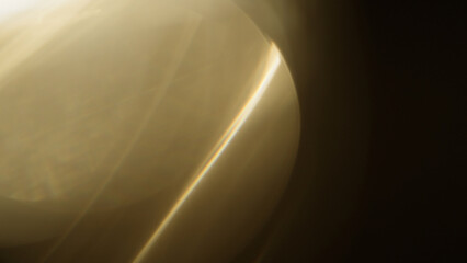 Real lens flare with strong sun backlight and light leaks