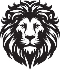 Fototapeta premium Lion head logo vector illustration design