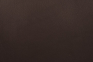 Dark brown full grain leather texture for background