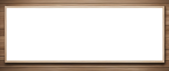 Wooden framed black chalkboard with a decorative border, mockup concept