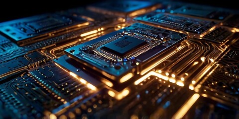 Fototapeta premium computer circuit board