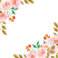 floral decoration frames borders vector