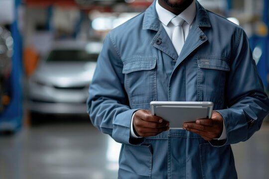 Customer Interaction with Salesman in Car Showroom