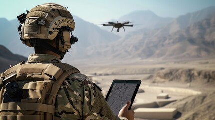 Advanced Military Operations: Drone Live Feed