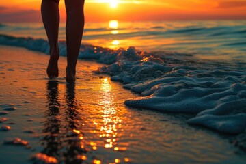 Golden Hour on Coastal Waters