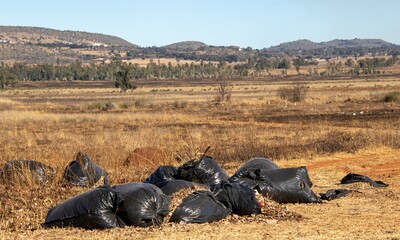 Illegal roadside dumping of refuse is a major problem in South Africa