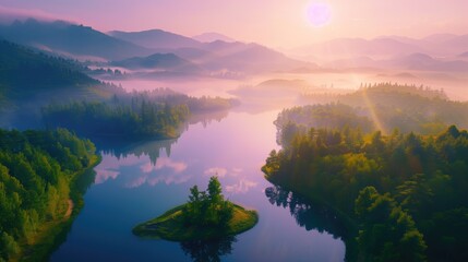 Free good morning scene wallpaper background photo