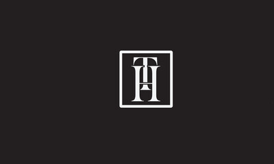 TH, HT, T , H , Abstract Letters Logo Monogram