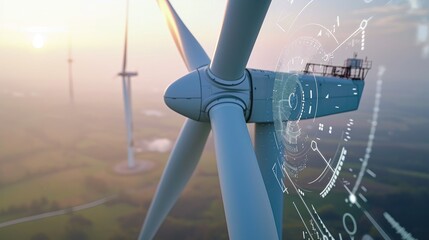Digital Overlay of AI Analytics on Wind Turbine Operations