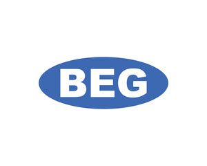 BEG Logo design vector template. BEG Logo design.