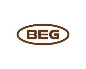 BEG Logo design vector template. BEG Logo design.