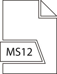MS12 File format icon spacing in objects