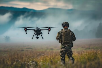 Strategic Warfare Technology: Soldier and Tablet