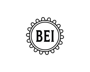 BEI logo design vector template. BEI logo design.