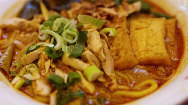 Delicious Laksa Noodle Soup