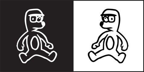  IIlustration Vector graphics of Tombats icon