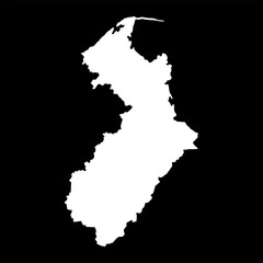 Obraz premium Tasman Region map, administrative division of New Zealand. Vector illustration.