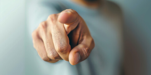 Obraz premium Hand gesture concept