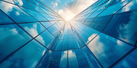 glass minmalistic architectural forms